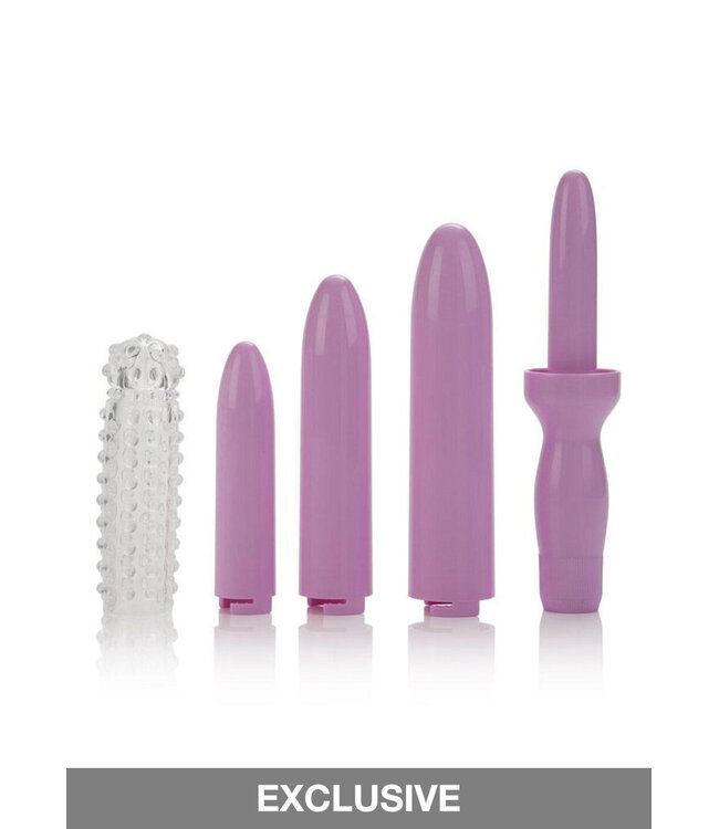 CalExotics Dr. Laura Berman Dilators Set Of 4 Locking Sizes Plus Sleeve