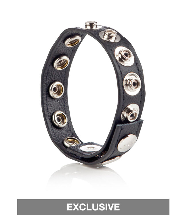 CalExotics COLT Leather C/B Strap 8-Snap Fastener