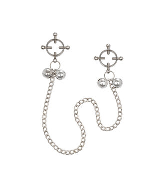 CalExotics Nipple Grips 4-Point Nipple Press with Bells