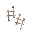CalExotics Nipple Grips Crossbar Nipple Vices