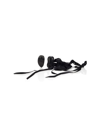 CalExotics 10-Function Little Black Thong with Ties