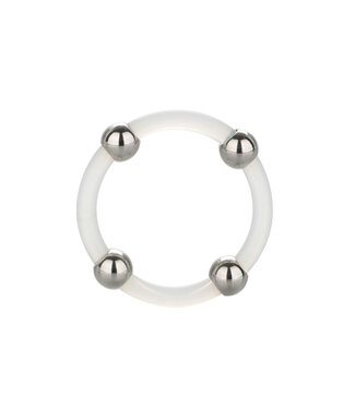 CalExotics Steel Beaded Silicone Ring Large