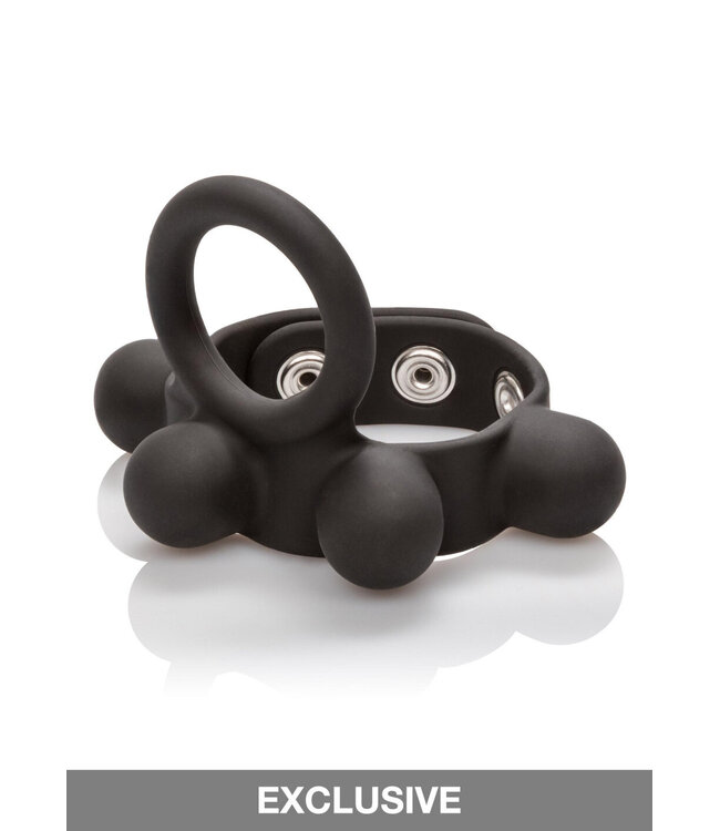 CalExotics Silicone Medium Weighted C-Ring Ball Stretcher
