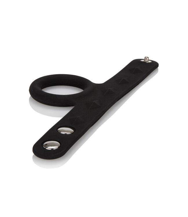 CalExotics Silicone Tri-Snap Scrotum Support Ring - Medium