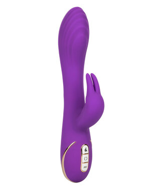 CalExotics Jack Rabbit Signature Heated Silicone Rotating 'G' Rabbit