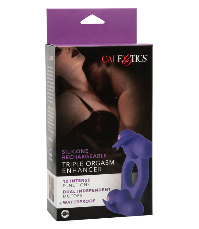 CalExotics Silicone Rechargeable Triple Orgasm Enhancer
