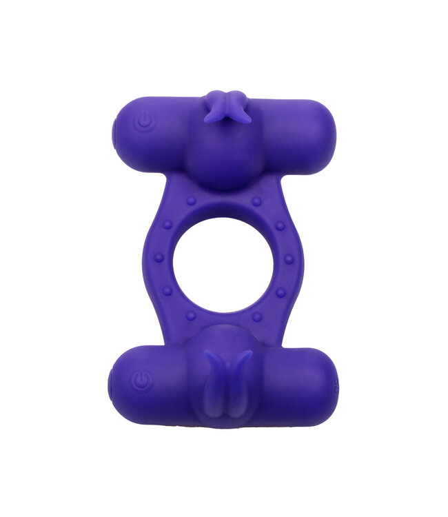 CalExotics Silicone Rechargeable Triple Orgasm Enhancer