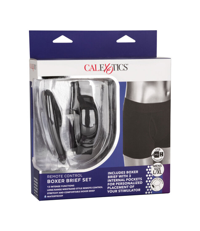 CalExotics Remote Control Boxer Brief Set L/XL