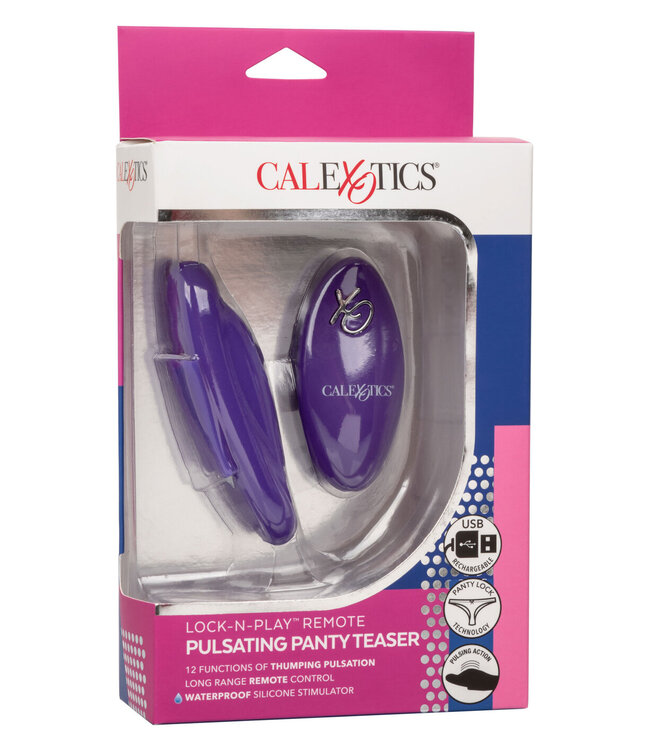 CalExotics Lock-N-Play Remote Pulsating Panty Teaser