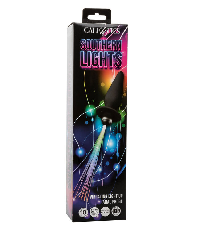 CalExotics Southern Lights Vibrating Light Up Anal Probe