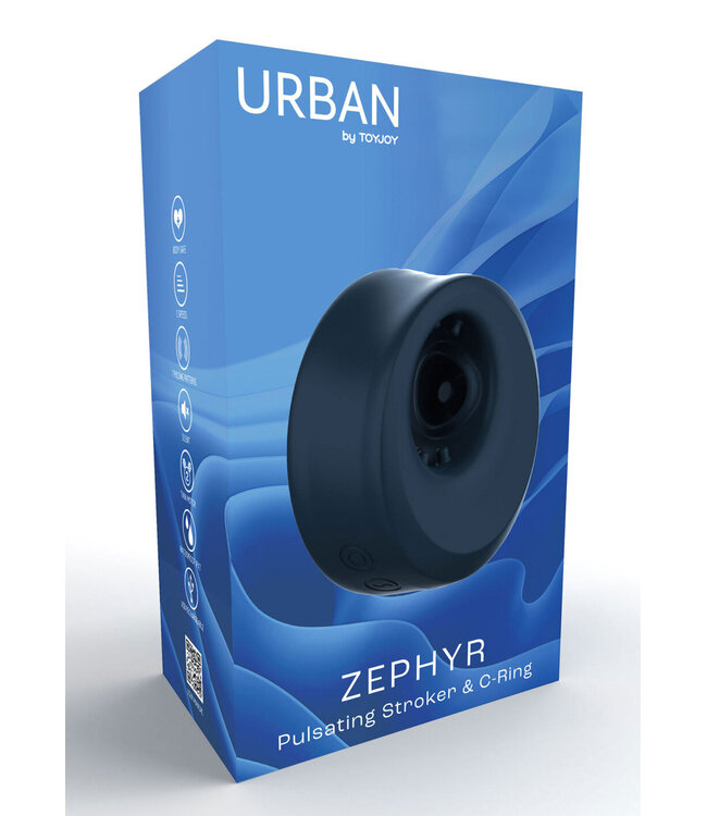 ToyJoy Urban ZEPHYR - Pulsating Stroker & C-Ring