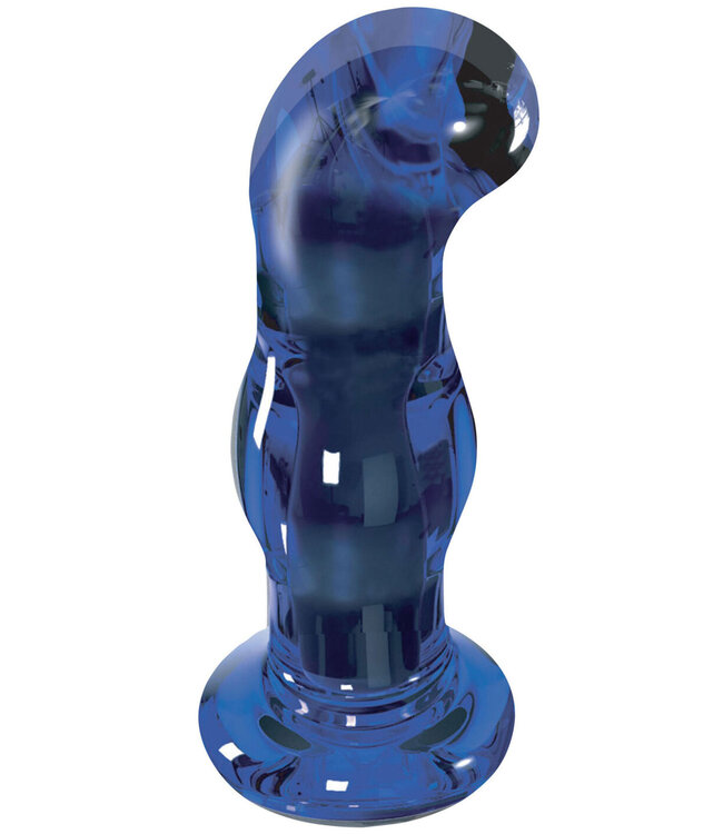 ToyJoy Buttocks Gleaming Vibrating Glass Plug