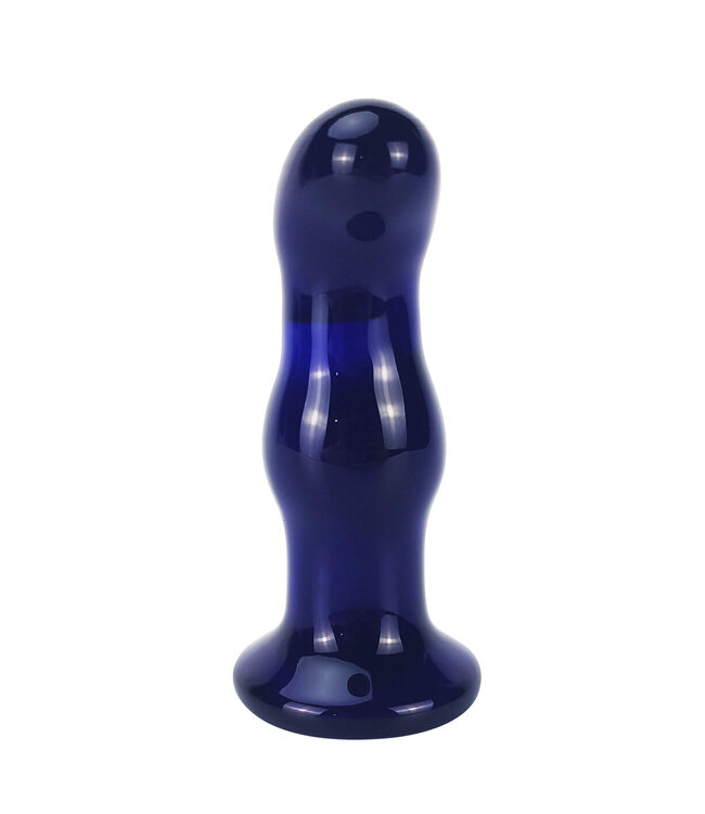 ToyJoy Buttocks Gleaming Vibrating Glass Plug