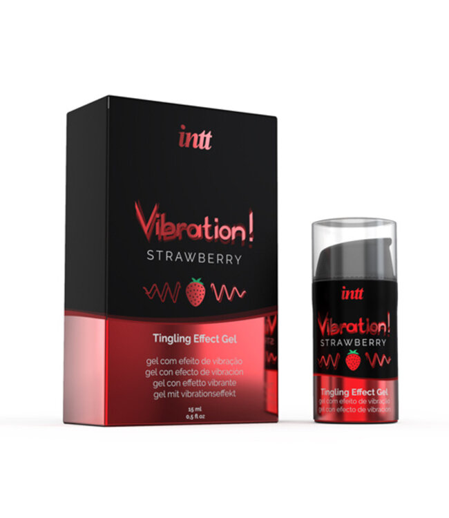 Vibration! Strawberry Tintelende Gel