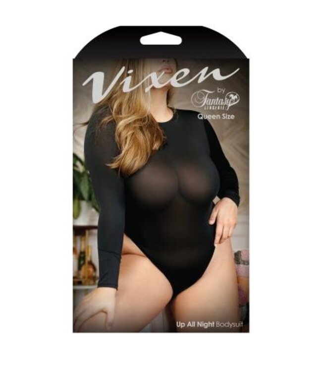 Up All Night Body Met Lange Mouwen - Curvy