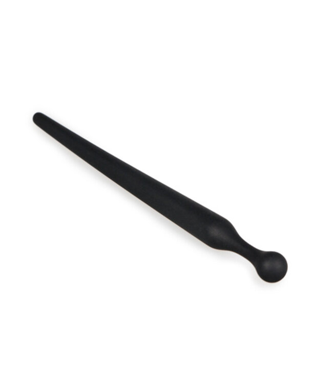 Zachte Siliconen Dilator - Zwart