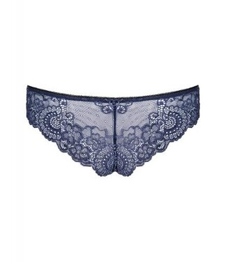 Obsessive Auroria Kanten Slip - Blauw