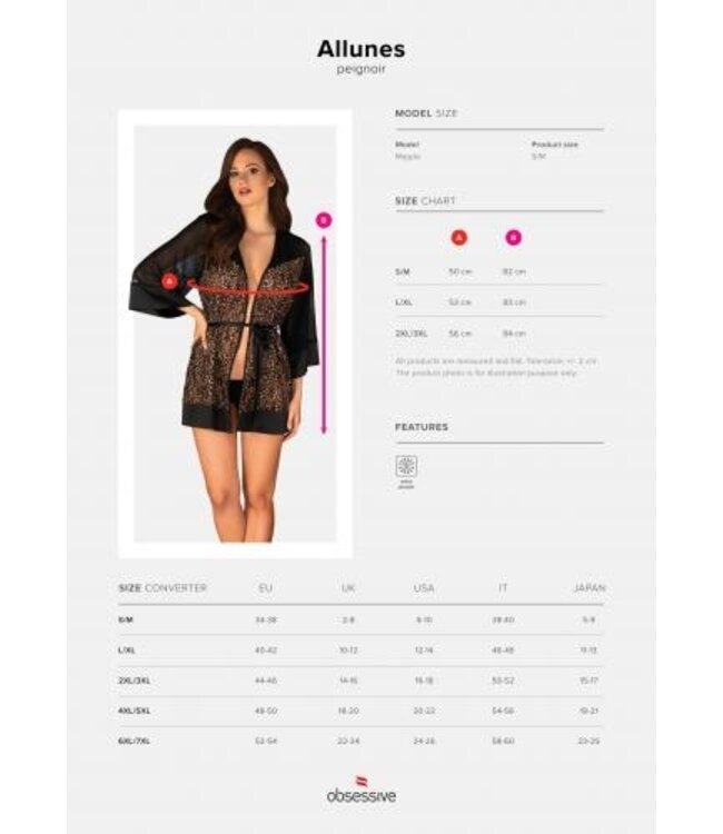 Allunes Kimono - Luipaardprint