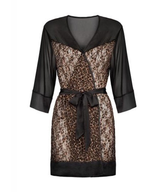 Allunes Kimono Luipaardprint - Curvy