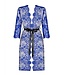 Obsessive Cobaltess Kanten Kimono - Blauw