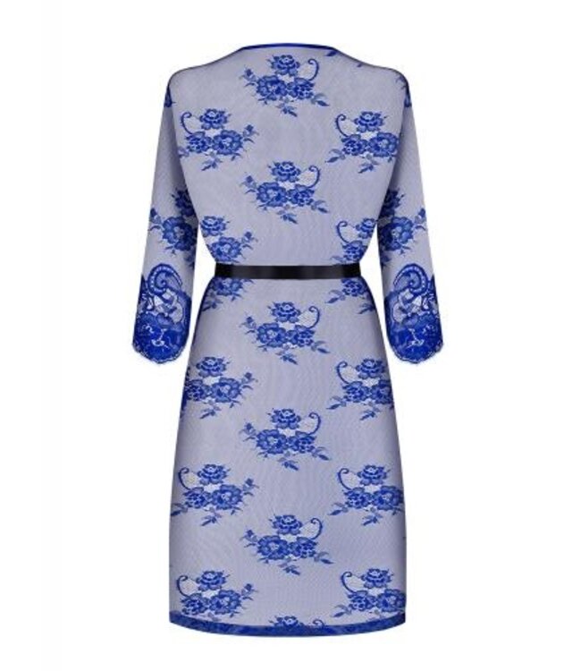 Cobaltess Kanten Kimono - Blauw