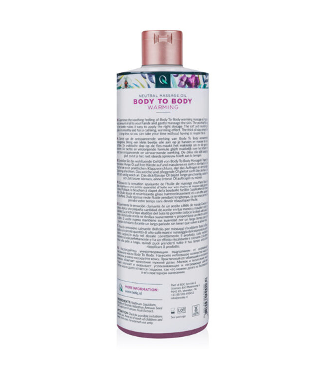 Exotiq Body To Body Verwarmende Massageolie - 500 ml