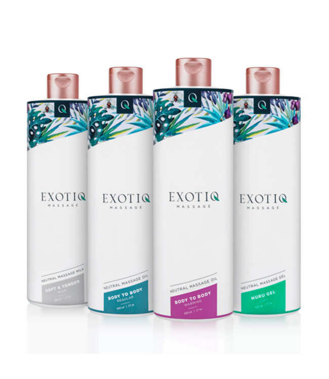 Exotiq Body To Body Verwarmende Massageolie - 500 ml