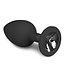 Easytoys Anal Collection Diamond Plug Klein - Zwart