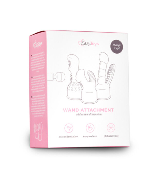 Masturbator Wand Attachment - Clear