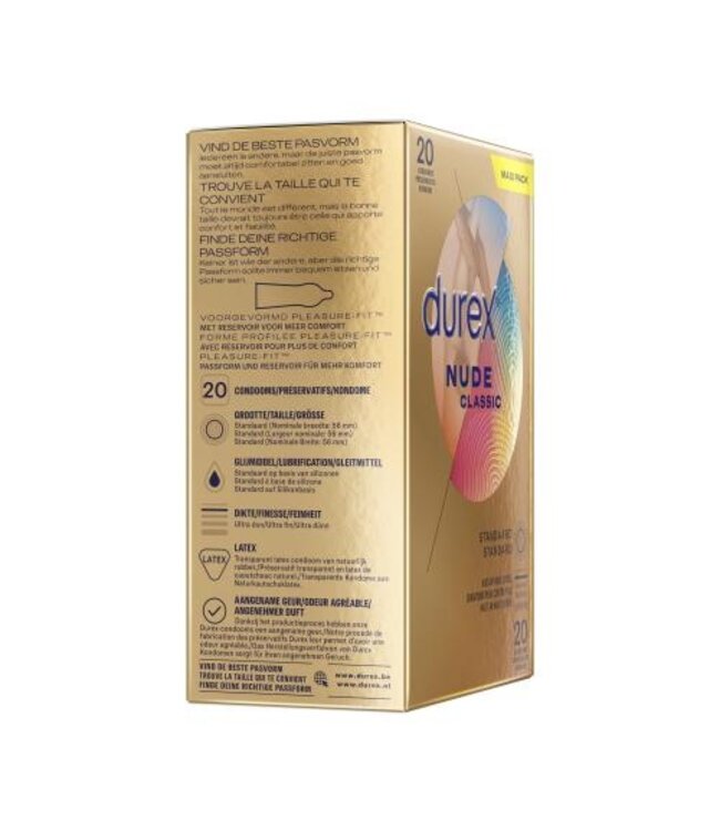 Durex Nude No Latex - 20 Stuks
