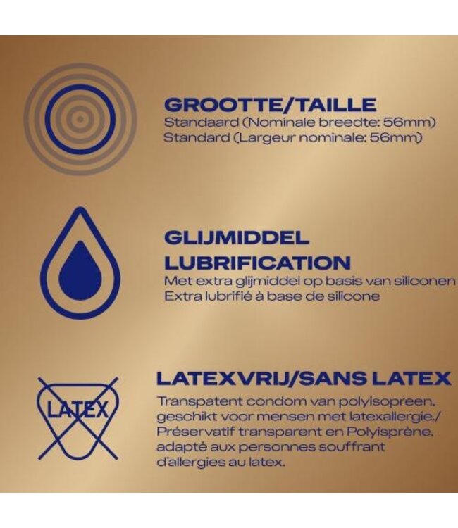 Durex Nude No Latex - 10 Stuks