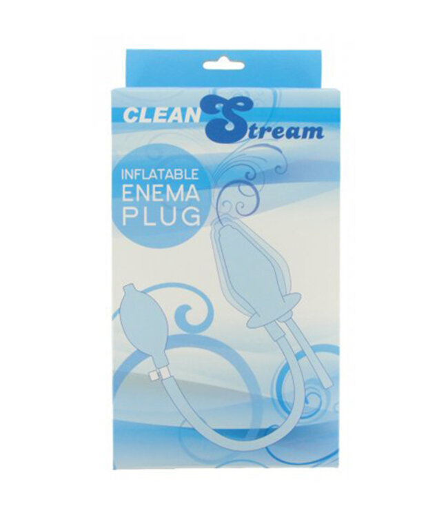 Opblaasbare anaalplug met klysma