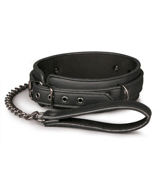 Fetish halsband met riem