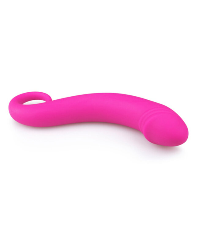 Siliconen prostaat dildo - roze
