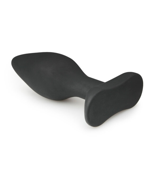 Medium Zwarte Siliconen Buttplug