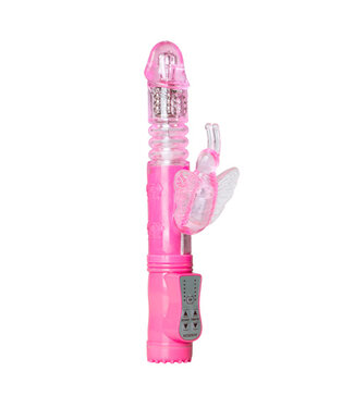 Easytoys Vibe Collection Stotende Butterfly Vibrator - Roze