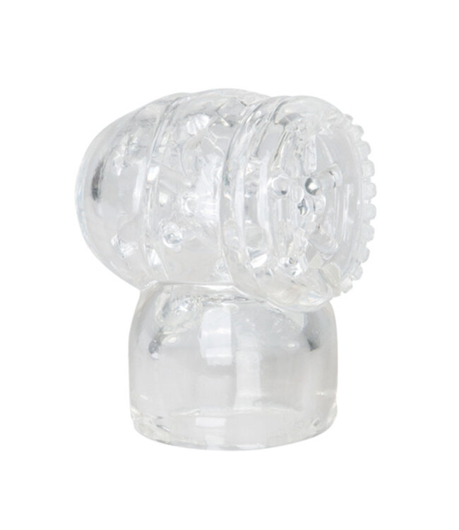 EasyToys Wand Collection – Opzetstuk Met Masturbator - Clear