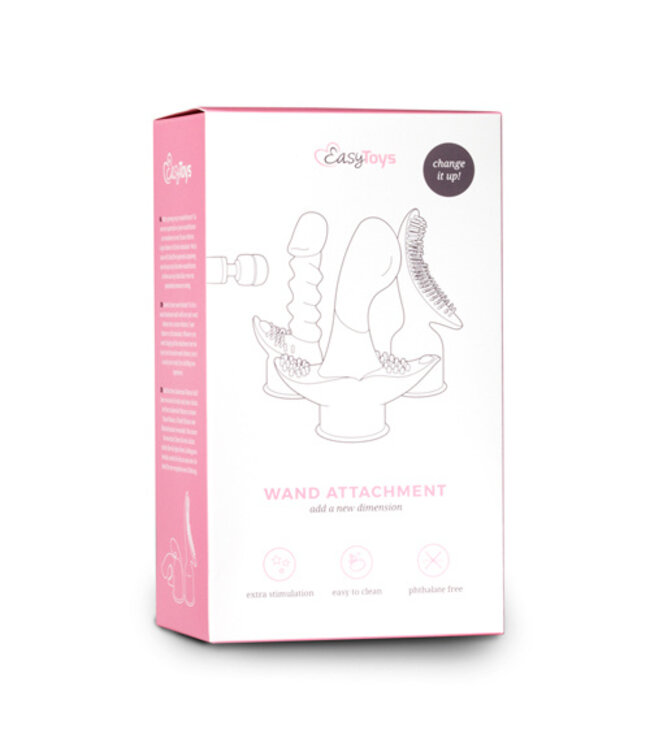 EasyToys Wand Collection – Opzetstuk Voor Clitoris Stimulatie - Zwart