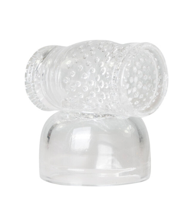 EasyToys Wand Collection – Opzetstuk Met Masturbator - Clear