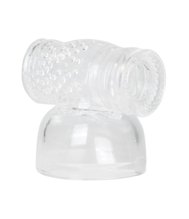 EasyToys Wand Collection – Opzetstuk Met Masturbator - Clear
