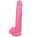 Lollicock Lollicock - Dildo Slim Stick With Balls - Cherry Ice - 20.3 cm