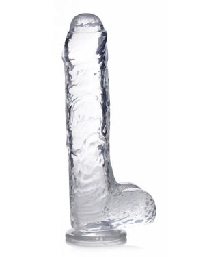 Jock Jock C-Thru Transparante Dildo - 25 cm.