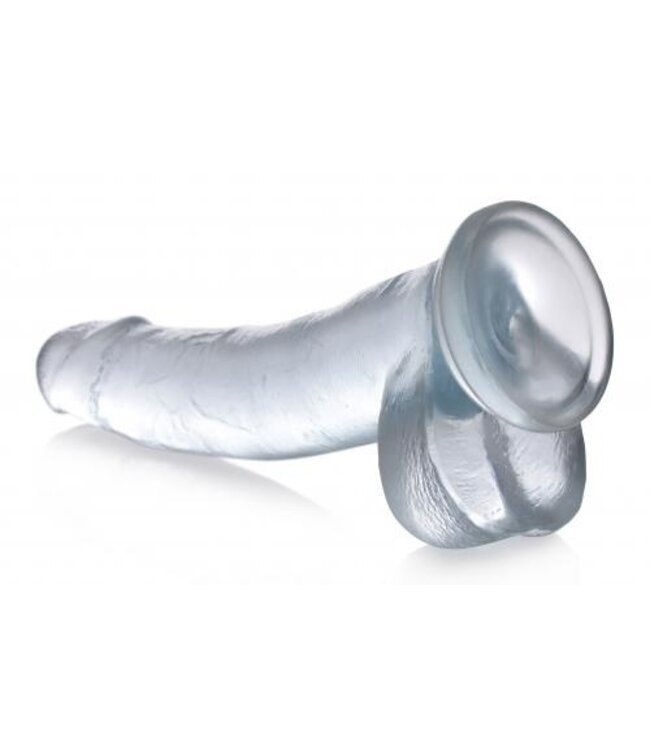 Jock C-Thru Transparante Dildo - 23 cm.