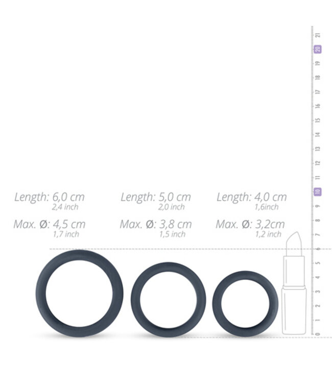 Boners Cockring Set 3-delig