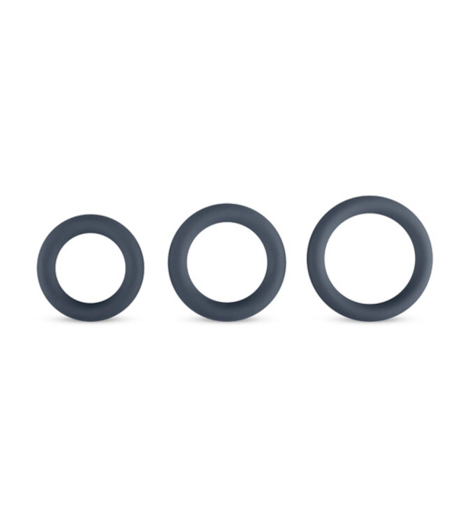 Boners 3-Delige Cockringen Set - Grijs