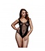Baci Lingerie Baci - Transparante Visnet Body - Curvy