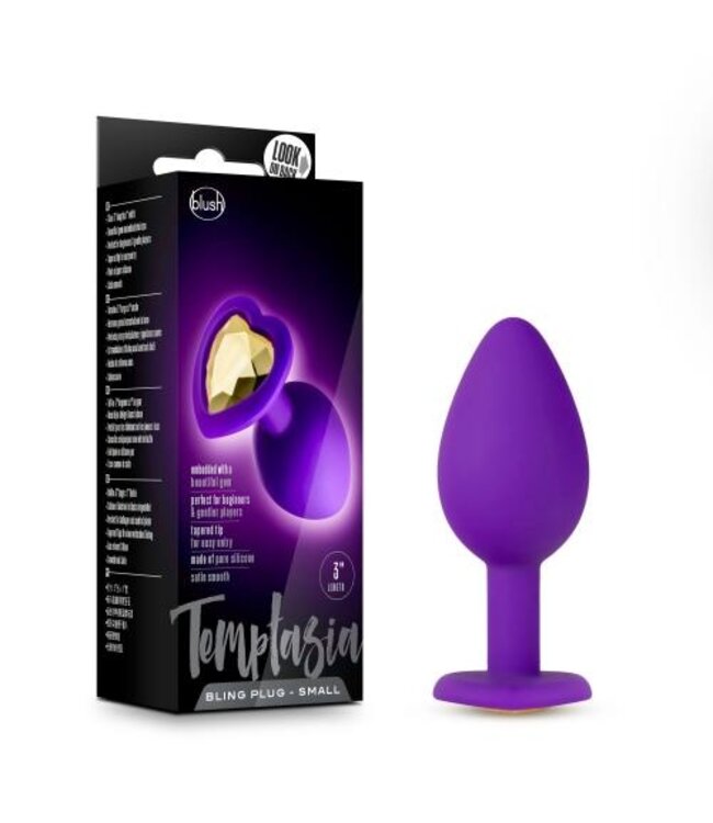 Temptasia - Bling Anaal Plug Small - Paars