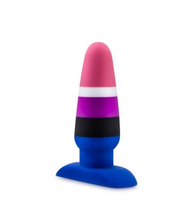 Avant - Pride Siliconen Anaal Plug - Fluid