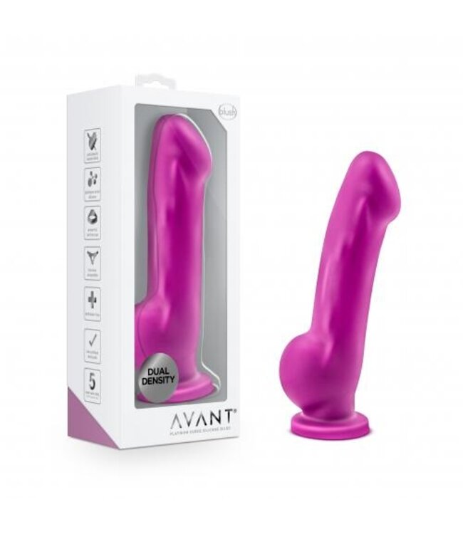 Avant - Ergo Siliconen Dildo Met Zuignap - Violet