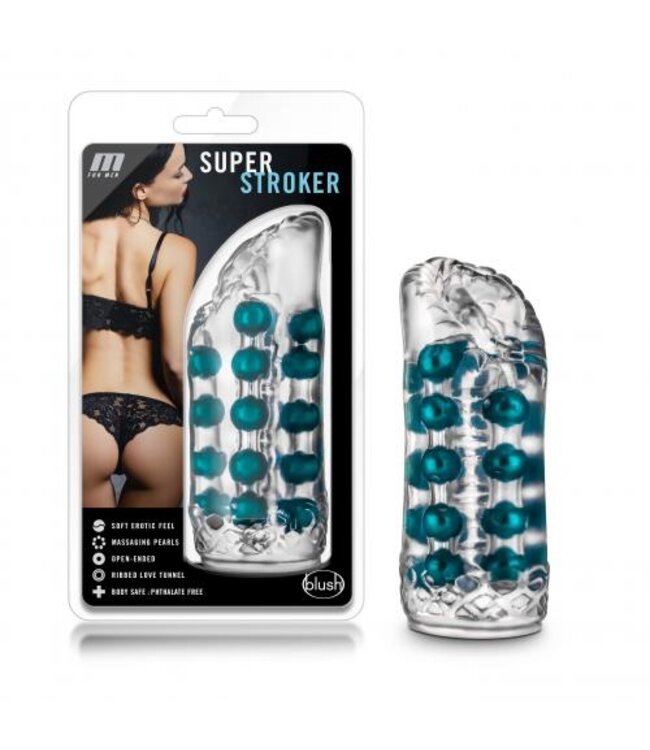 M for Men - Super Stroker Masturbator - Transparant